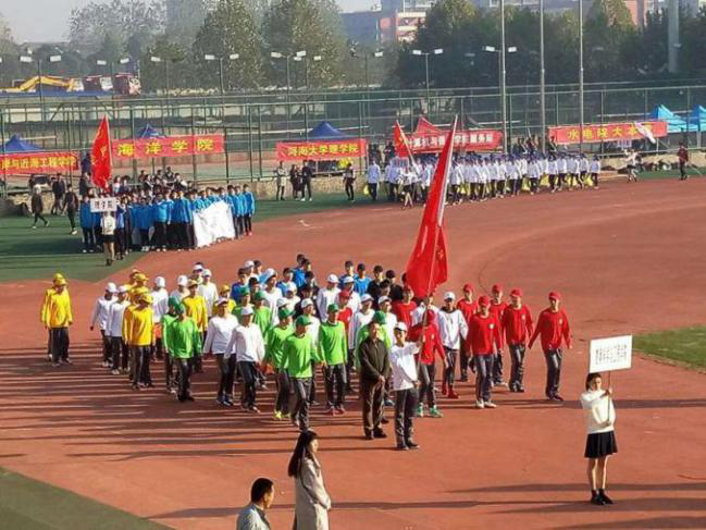 地公司入场方阵